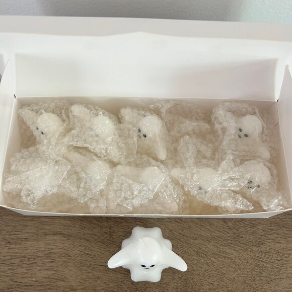 Halloween Ghost Candles Set of 10 - Picture 3 of 4